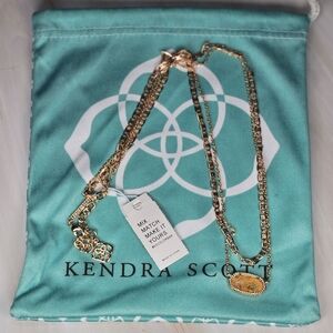 NWT Kendra Scott Elisa Multistrand Necklace Rose Gold